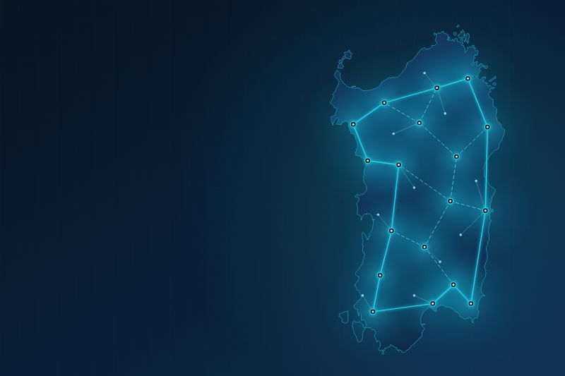 Ponti radio e rete radio in Sardegna